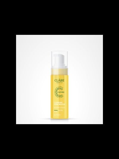 C-VIT PRO Пенка-Мусс для умывания Очищающая, 165мл CLAIRE Косметика с Витамином С