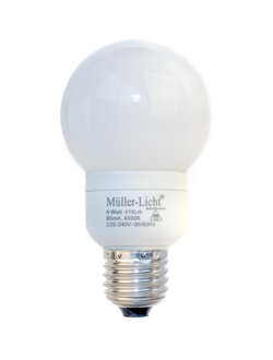 Энергосберегающая лампа Muller Licht Mini Globe 9w 845 E27