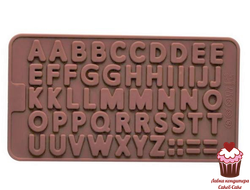 Форма для шоколада Алфавит английский, силикон