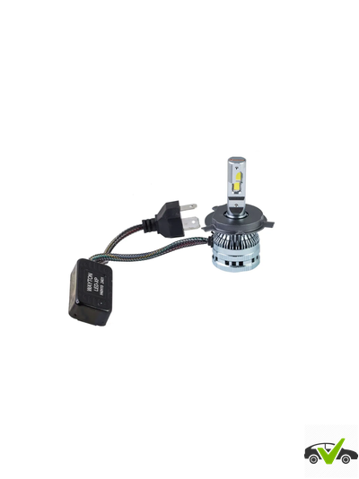 H4/H19 LED-XP 50W (Яркость 6000Lm) 5000K 12V (комплект 2шт) Гарантия 1 год