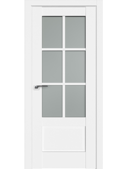 ЛАЙНДОР. ЛОНДОН 2. АЛЯСКА (БЕЛЫЙ МАТОВЫЙ), ПОЛОТНО ОСТЕКЛЕННОЕ