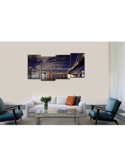 Модульная картина "Мостовые Нью-Йорка"