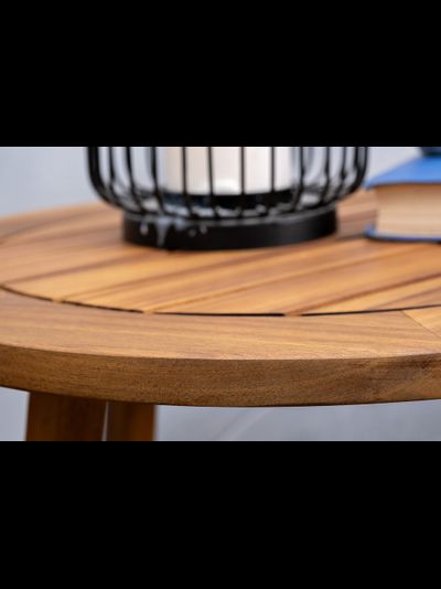 Кофейный комплект из акации Director темно-серый