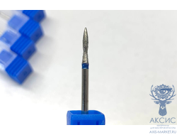 Фреза алмазная "Длинное пламя" 263 023B синяя