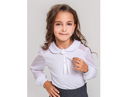 Д 4026 Джемпер для девочки длинный рукав шифон р.116-158