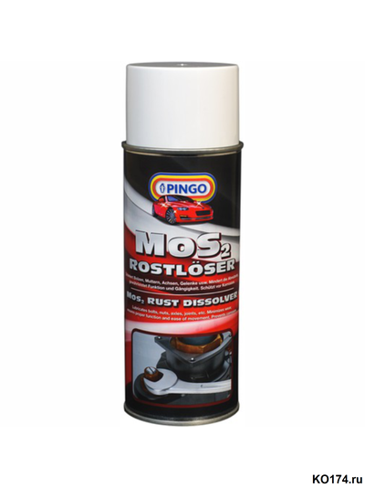 Смазка универсальная MOS2 RostLoser PINGO (аналог WD-40) 400мл