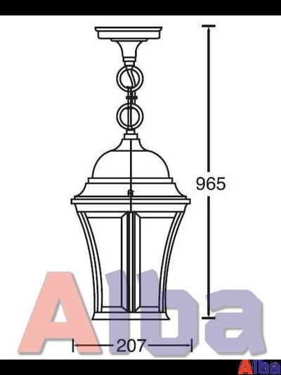 Astoria 305 L BG Парковый светильник