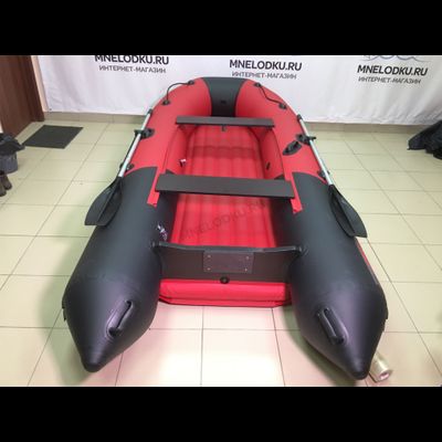 Моторная лодка Таймень NX 3400 НДНД PRO красный/черный