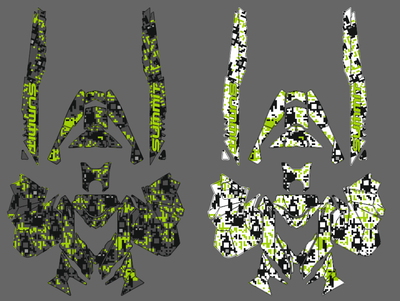 Наклейки на снегоход SKI DOO 2014 - 2016 #1553