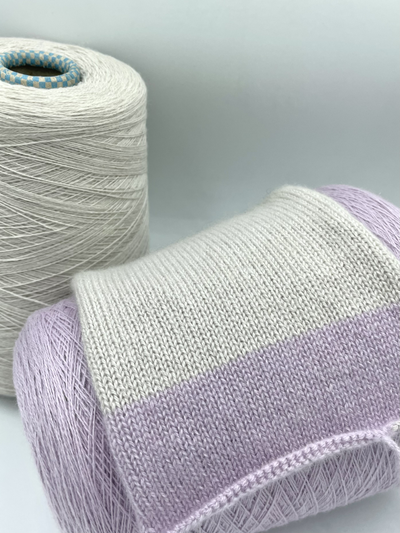 CARIAGGI art. cashmere 100 Nm. 2/28 1400 метров в 100 граммах  цв. 724566 PEARL жемчуг