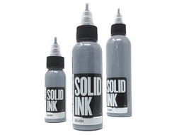 Silver - серый "Solid Ink" (США 1/2 oz - 15 мл.)