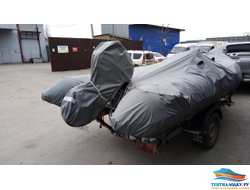 Тент на РИБ Навигатор 460R консоль и якорь