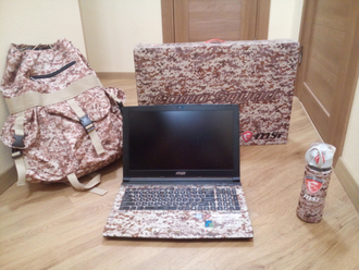 MSI GE62 7RE CAMO SQUAD Limited Edition ( 15.6 FHD ips i7-7700HQ GTX1050ti 16Gb 1Tb + 256SSD )