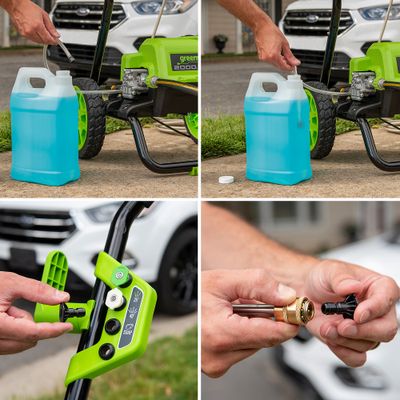 Мойка высокого давления Greenworks GPW2000II, 140 бар