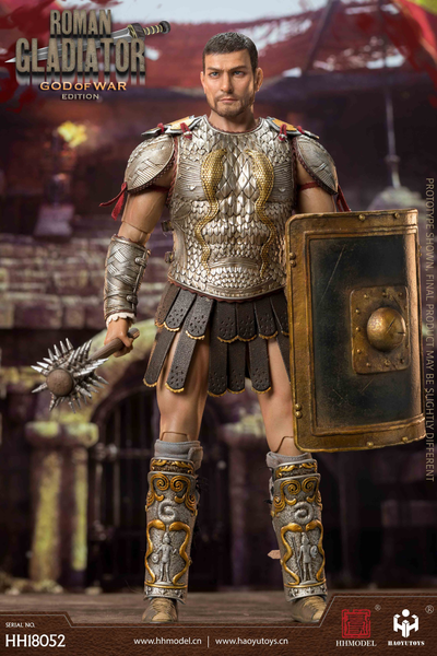 Римский гладиатор в чешуйчатой броне - КОЛЛЕКЦИОННАЯ ФИГУРКА 1/6 scale Imperial Legion Roman Gladiator Ares Version (HH18052) - HAOYUTOYS