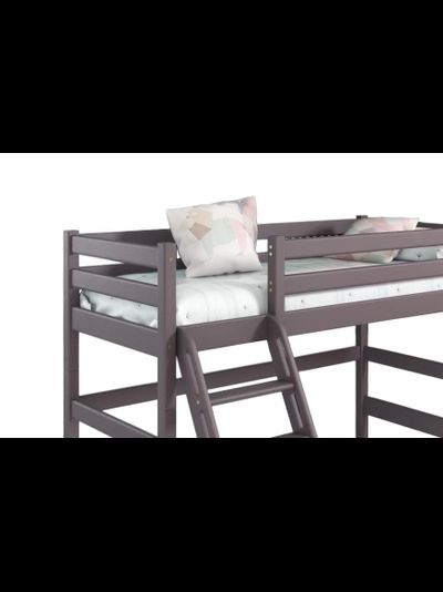 Полувысокая кровать "Соня" с наклонной лестницей Вариант 6