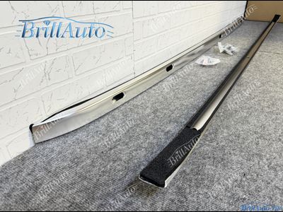 Рейлинги Toyota Land Cruiser 200 серебристые матовый хром