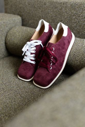 Кеды замшевые