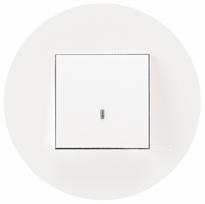 Рамка 1 пост белая Siza Vieira - Quadro 45 - Efapel 43910 TBR