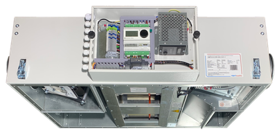 VMPVU-E-RR-500-3.0/1-1 КОМПАКТНАЯ ПРИТОЧНО-ВЫТЯЖНАЯ УСТАНОВКА С РОТОРНЫМ РЕКУПЕРАТОРОМ 500 м3/ч, 3,0 kW/230VAC