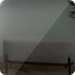 Бордюр-вставка разделительный профиль Лука ПП 01-10НСЗ(304).2700.010 Зеркало графит