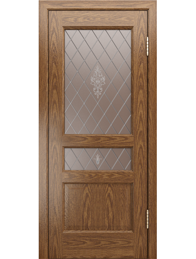 ЛАЙНДОР (УЛЬЯНОВСК)/ МОДЕЛЬ КАЛИНА-К/ ПОЛОТНО ОСТЕКЛЕННОЕ/ НАТУРАЛЬНЫЙ ШПОН ДУБА/ ТОН 45 (ДУБ НАТУРАЛЬНЫЙ РУСТИКАЛЬНЫЙ)