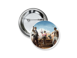 Значок закатной PlayerUnknown’s Battlegrounds, PUBG, ПУБГ №1