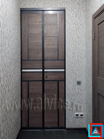 Дверь-книжка из 2-х створок встроенная