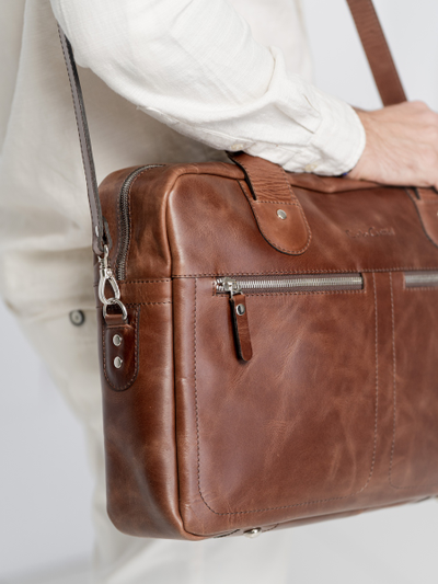 Сумка для ноутбука Fratello brown (арт. 1014-02)