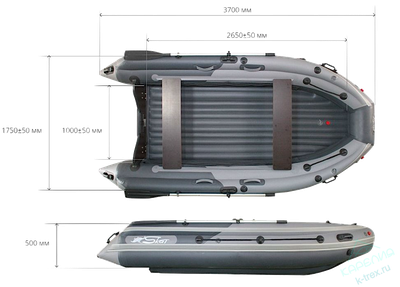 Лодка ПВХ Angler SKAT Тритон 370