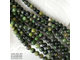 Опал зелёный с породой шары 8,6-9 мм, цена за нить 18 см