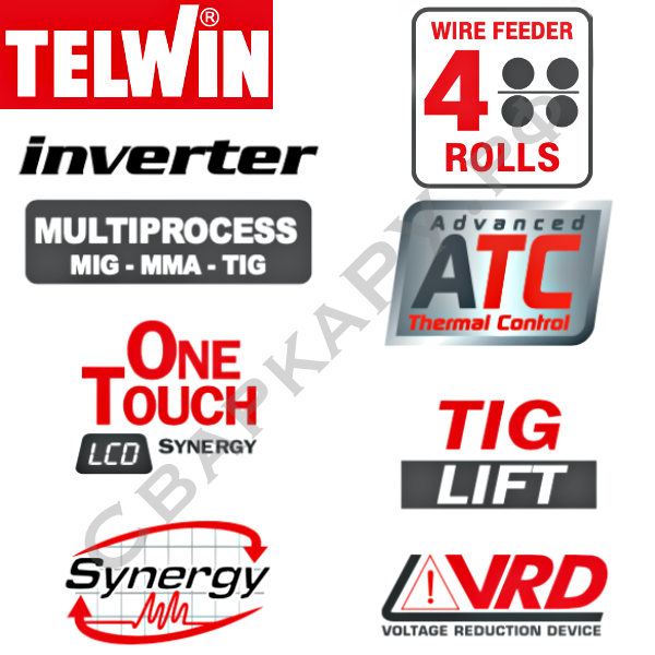 Полуавтомат для MIG/MAG сварки Telwin ELECTROMIG 400 SYNERGIC