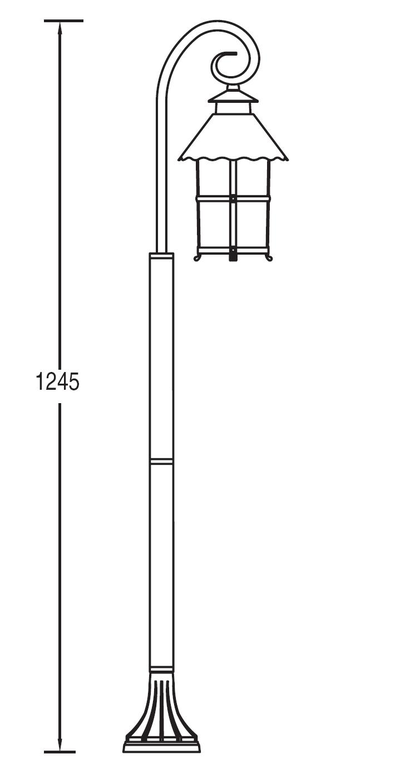 Садово-парковый светильник серии  Caior  l(55см)