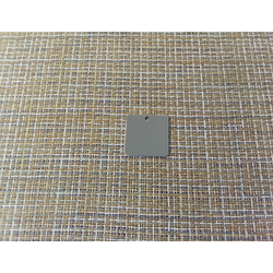 Подвеска кулон квадратный маленький без кольца 25x25 мм серебристый