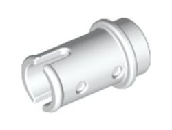 Technic, Pin 1/2 without Friction Ridges, White (4274 / 4187741 / 4535760 / 6388018)