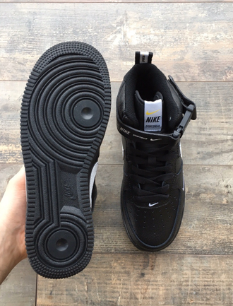 Кроссовки Nike Air Force 1 Utility Mid Black