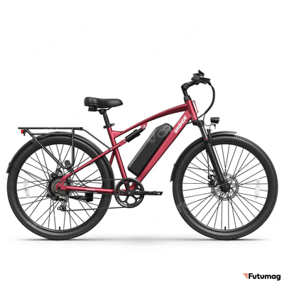 Электровелосипед QRONGE ZEPHYR красный