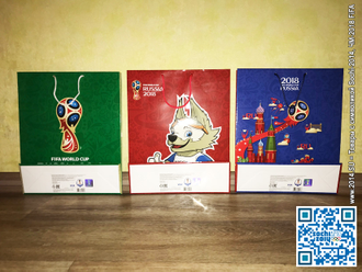 Пакеты FIFA ЧМ-2018 цветные глянцевые с голограммой!