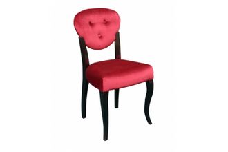 Крис — современный, изящный стул со спинкой в форме медальона