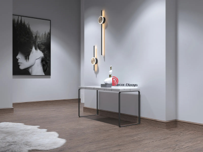 Напольный плинтус Decor-Dizayn 005-92SH, влагостойкий, ударопрочный, 2,4 метра