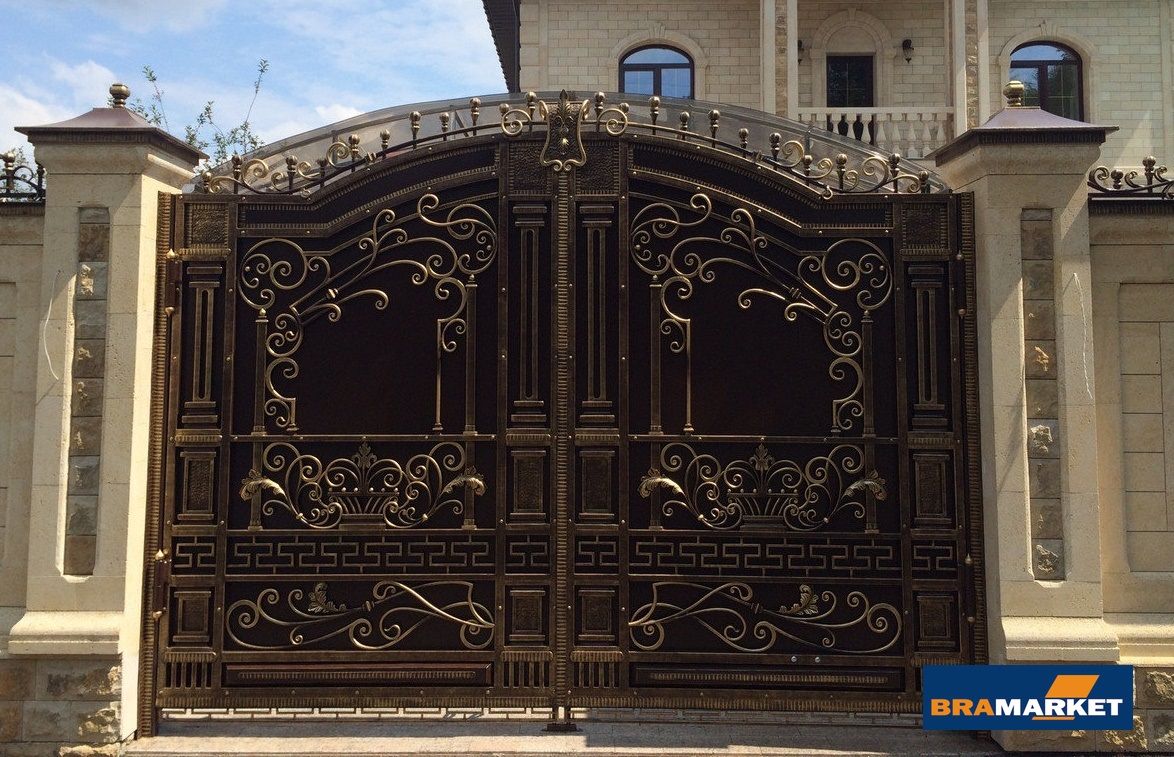 КОВАНІ ВОРОТА БРАМИ ЛЬВІВ, ІВАНО-ФРАНКІВСЬК - КУЗНЯ. Виготовлення ...