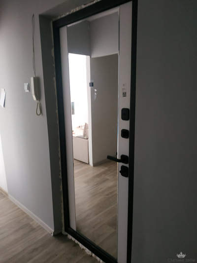 Ника Зеркало Фацет Эммалит белый