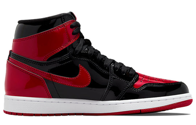 Nike air jordan 1 patent cheap leather