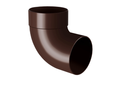 RAINWAY КОЛЕНО ТРУБЫ Одномуфтовое 87°, ЦВЕТ КОРИЧНЕВЫЙ