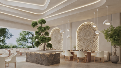 Панно гипсовое SHANGRILA артикул SPN11