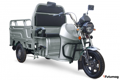 Грузовой электротрицикл Rutrike Вояж К1 1200 60V800W серебристый