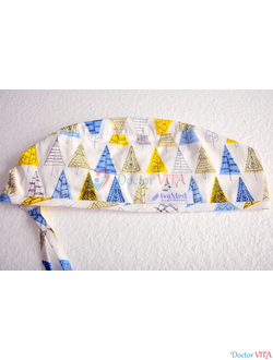 Медицинская шапочка "Елочки"