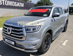 Защита переднего бампера двойная d60/42 для Great Wall Poer 2021-