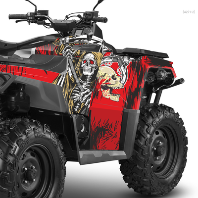 Наклейки на квадроцикл Aodes Pathcross 1000 mud pro - 2021 2022 2023 2024 №4271-2