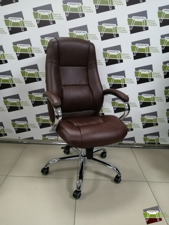 Кресло Everprof Kron M Экокожа Коричневый